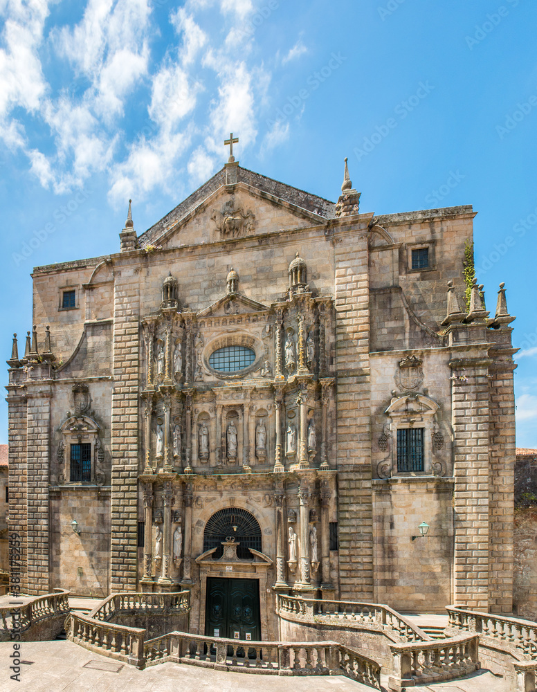 monastery in Santiago de Compostela (in Spanish Monasterio de San Martiño Pinario) Northern Spain Galicia 