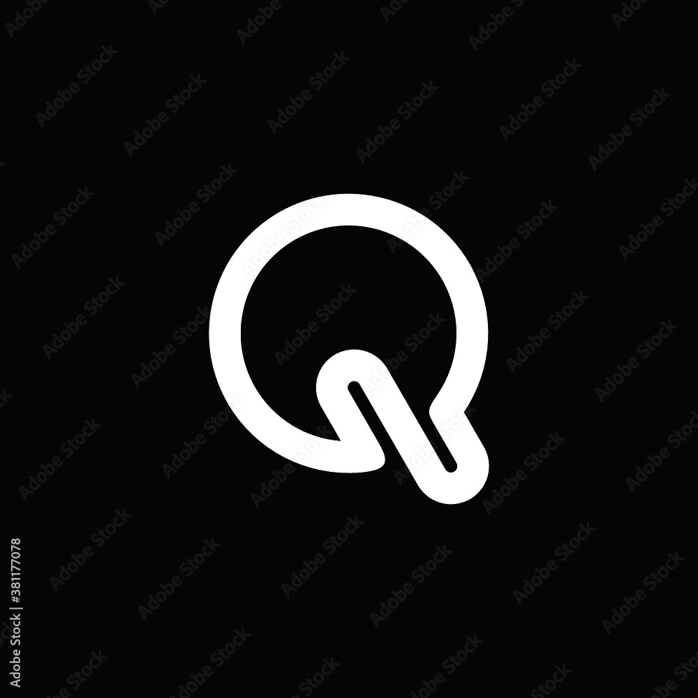 Q alphabet vector logo icon illustrations Q alphabet vector logo icon illustrations