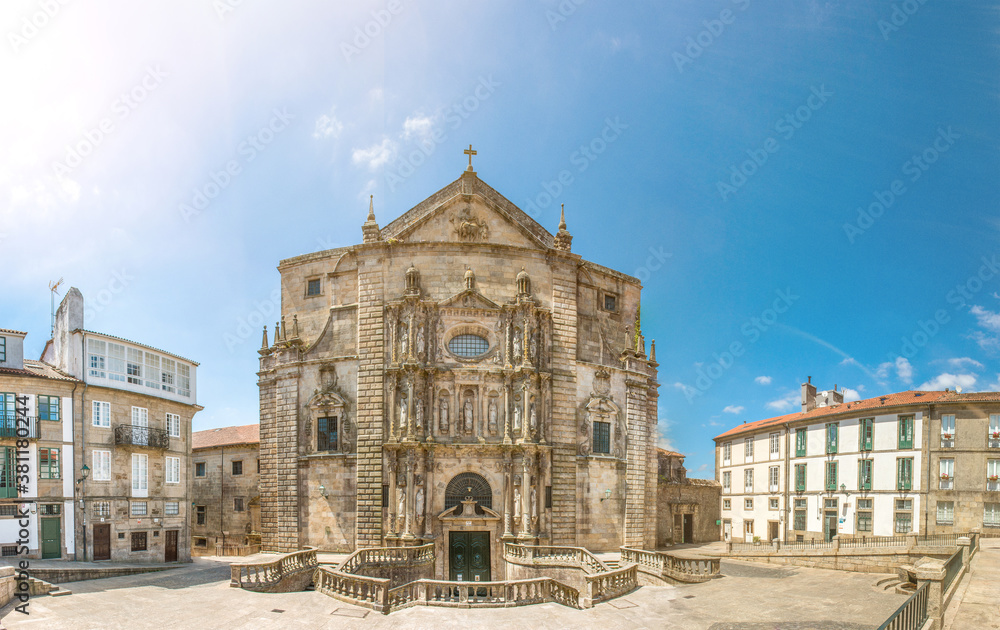monastery in Santiago de Compostela (in Spanish Monasterio de San Martiño Pinario) Northern Spain Galicia 