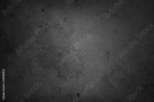 Grey cracked stained concrete floor texture background