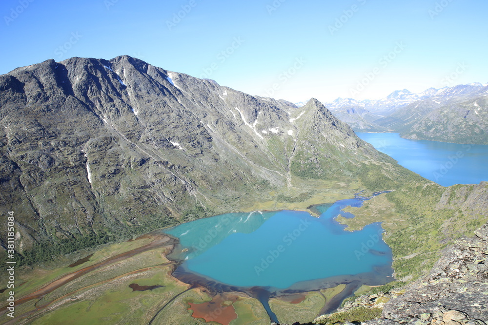 Fototapeta premium lake in the mountains