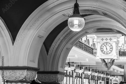 Photography Sydney, Australia - 10 2018: Interior of Queen Victoria Building