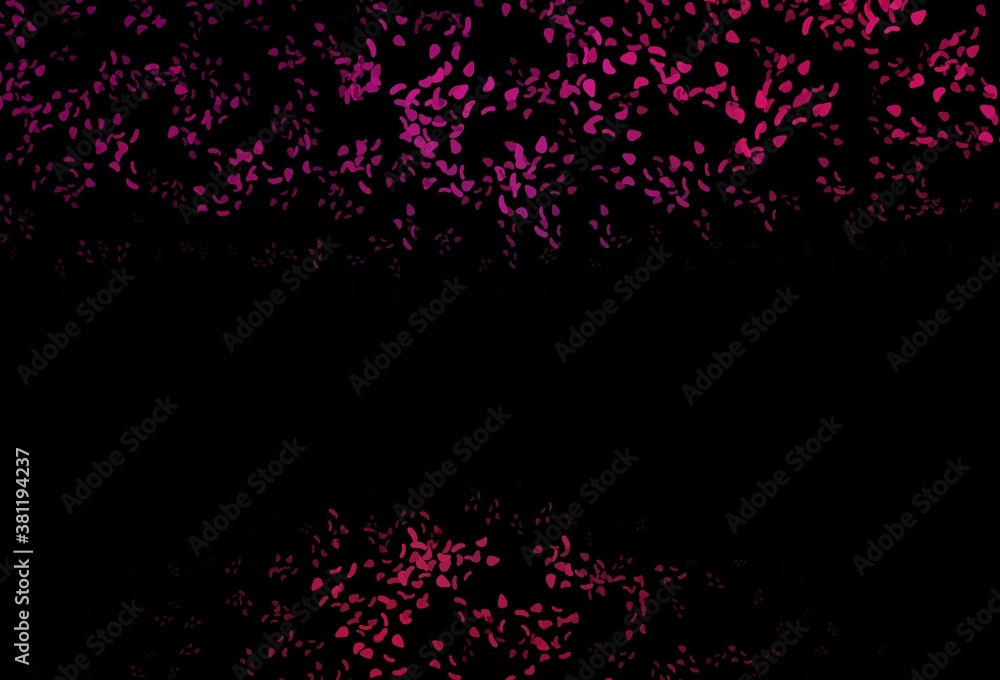 Dark Pink vector backdrop with abstract shapes. Dark Pink vector backdrop with abstract shapes.