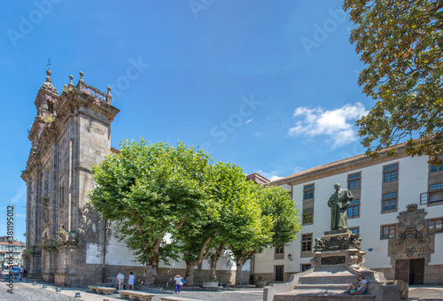 University in Santiago de Compostela (in Spanish Universidade de Santiago de Compostela USC) at the place called Praza de Mazarelos Northern Spain Galicia  photo