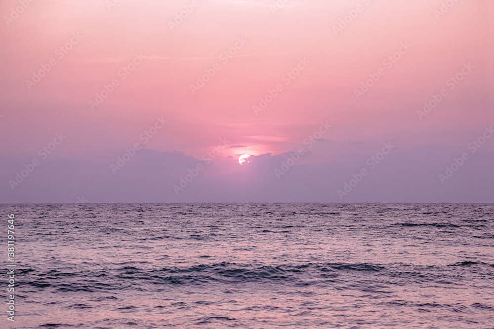 Fototapeta premium Sea sunset