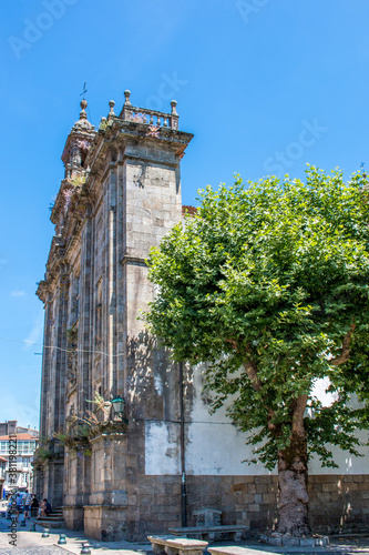 University in Santiago de Compostela (in Spanish Universidade de Santiago de Compostela USC) at the place called Praza de Mazarelos Northern Spain Galicia  photo