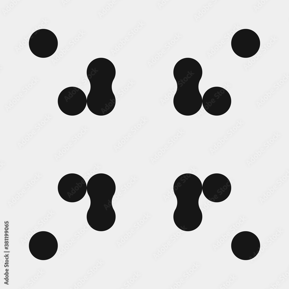 Abstract Cross Pattern Dots Logo generative computational art illustration Abstract Cross Pattern Dots Logo generative computational art illustration