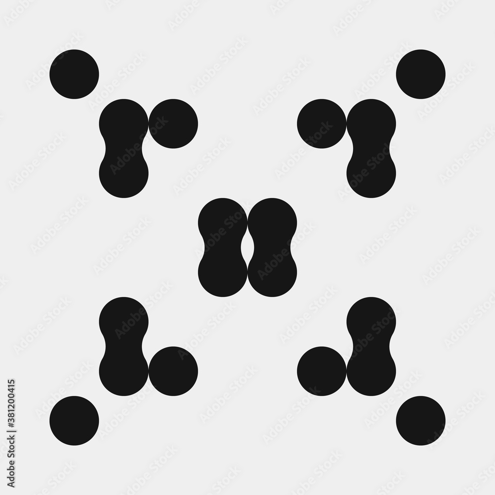Abstract Cross Pattern Dots Logo generative computational art illustration Abstract Cross Pattern Dots Logo generative computational art illustration