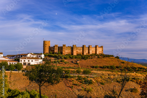 Castle of Ba  os de la Encina in the province of Jaen  Andalusia  Spain
