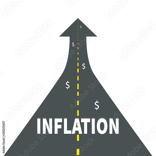 Inflation Icon - Stock Vector Illustration