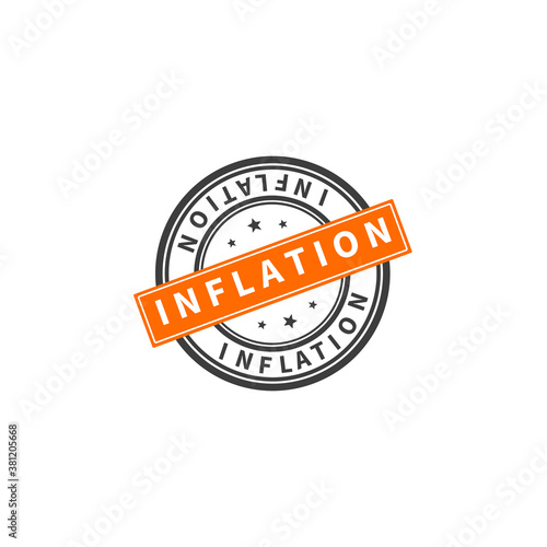 Inflation Icon - Stock Vector Illustration