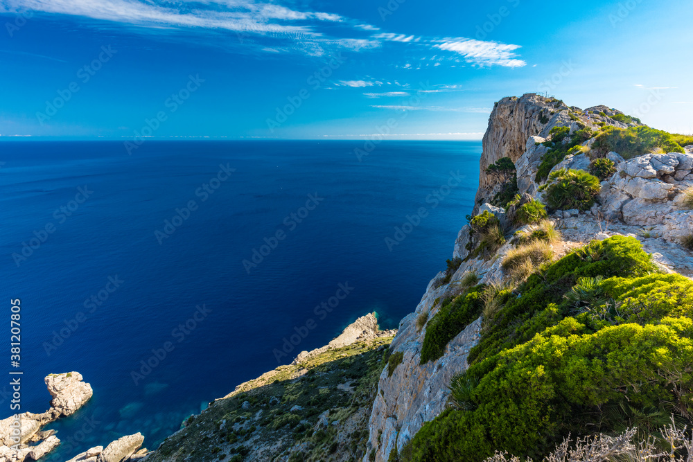 Cape Formentor area, coast of Mallorca, Spain
