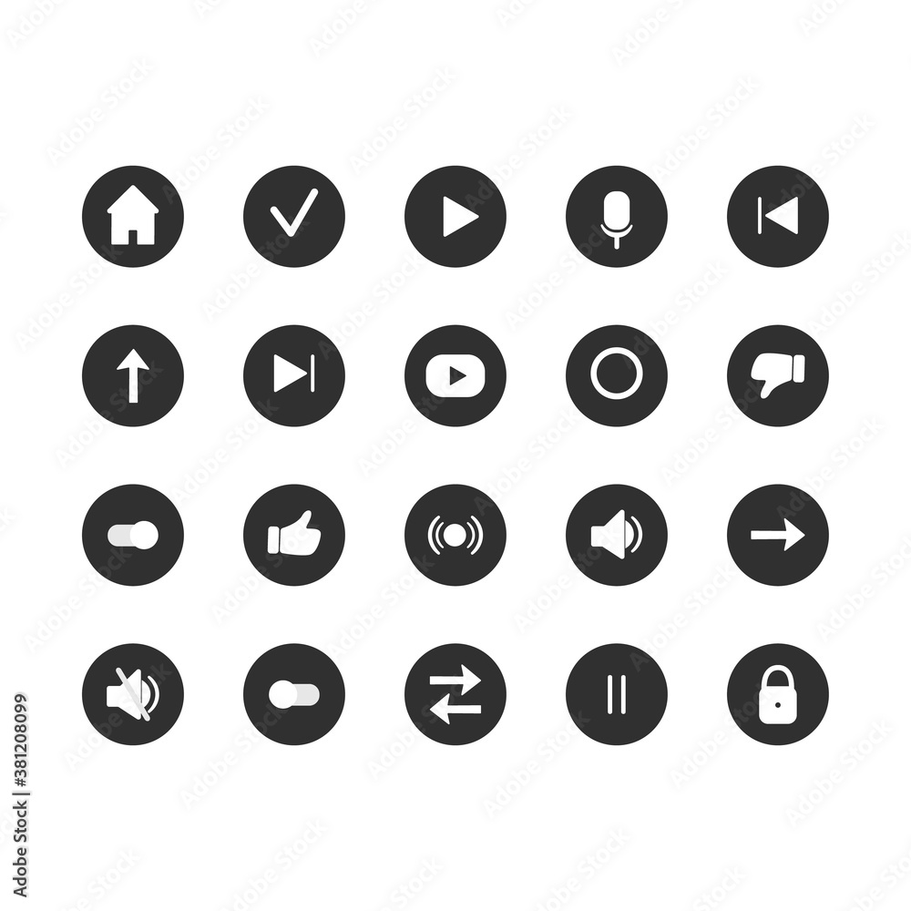 Icon Set - Stock Vector Illustration Icon Set - Stock Vector Illustration