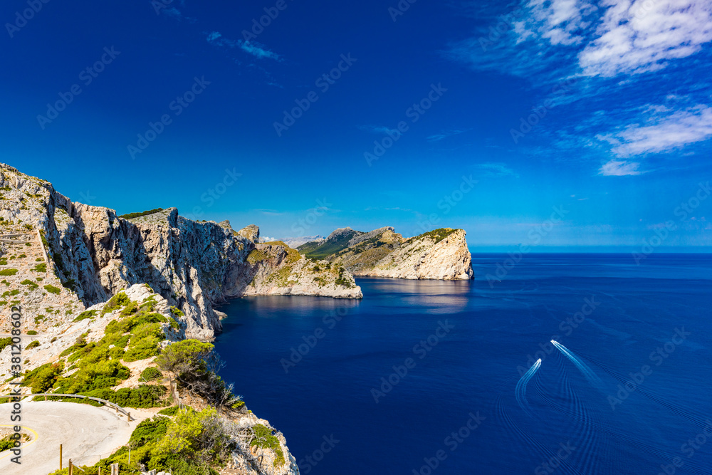 Cape Formentor area, coast of Mallorca, Spain
