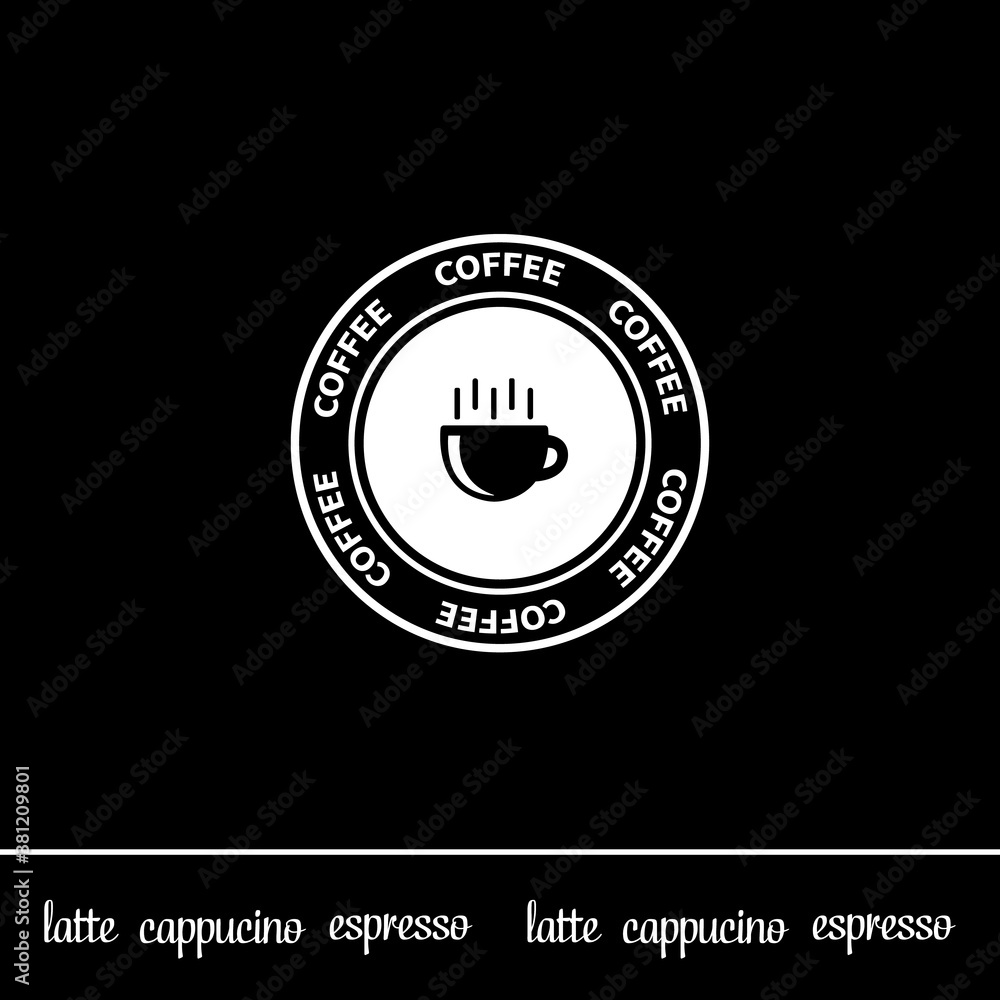 Fototapeta premium Coffee Icon - Stock Vector Illustration