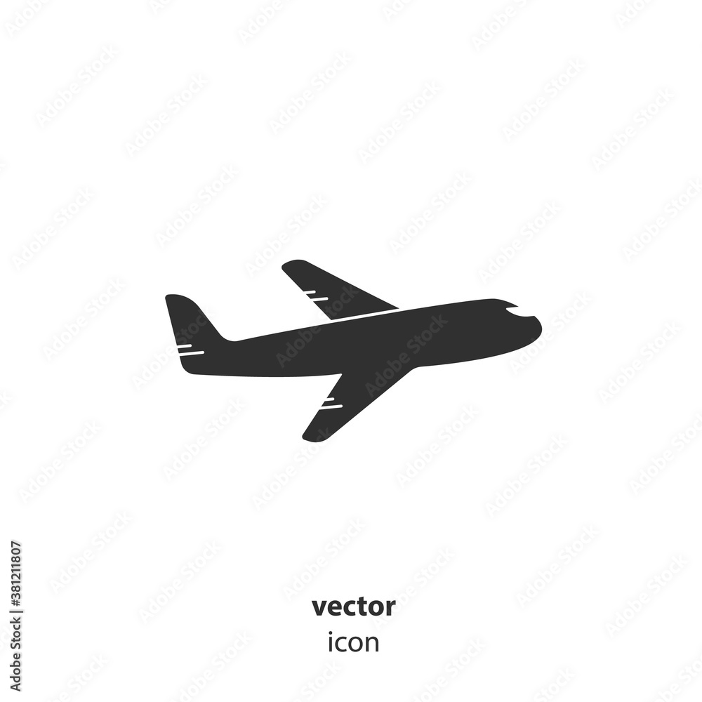 Airplane icon - Stock Vector Illustration Airplane icon - Stock Vector Illustration