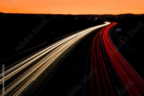 highway at night