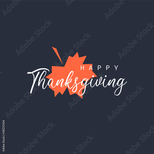 Happy Thanksgiving Day - Stock Vector Illustration