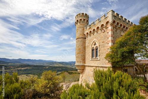 Tour Magdala in Rennes-le-Chateau, France is a famous tower, related to Da Vinci Code by Dan Brown.