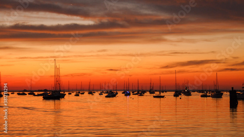 Sunset at Port Jefferson © Frankie WO