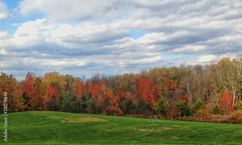 Colorful autumn foliage in Pennsylvania