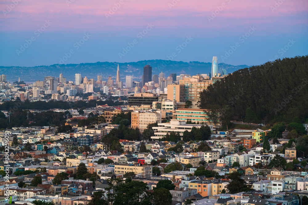 Aerial View of San Francisco Sunset District