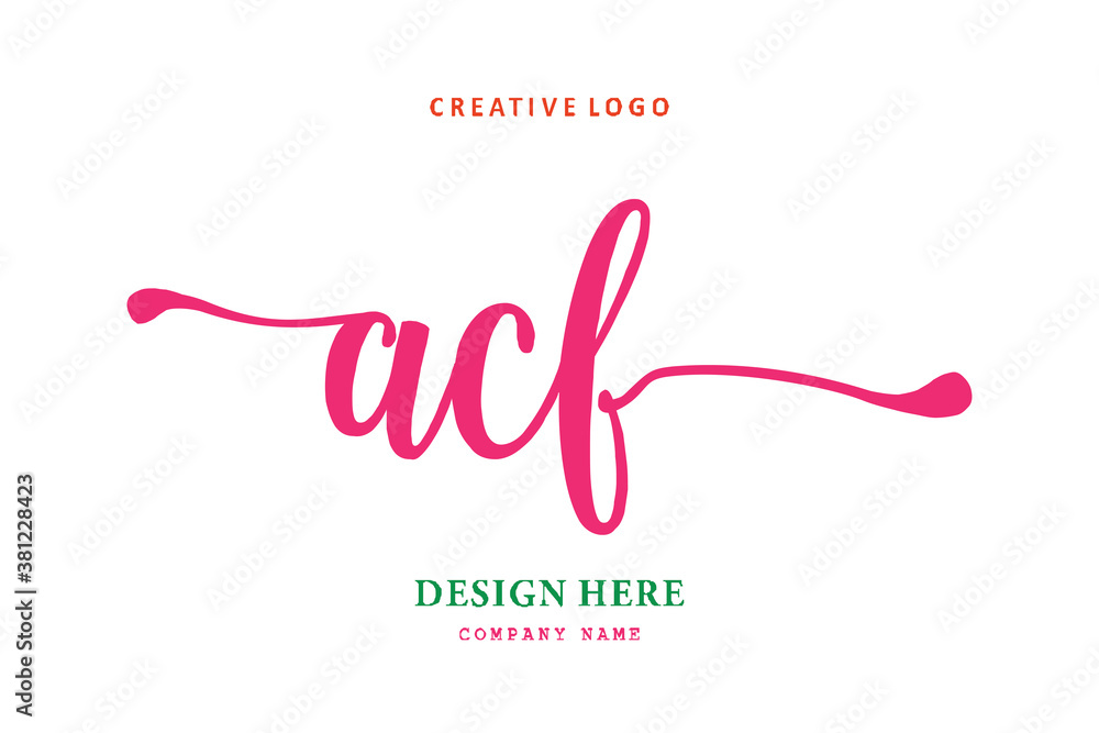 pharmacy letter ACF logo is simple, easy to understand and authoritative pharmacy letter ACF logo is simple, easy to understand and authoritative