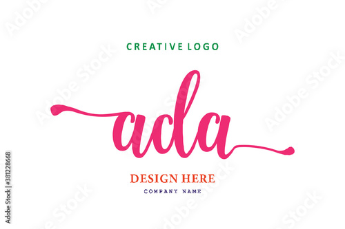 pharmacy letter ADA logo is simple, easy to understand and authoritative