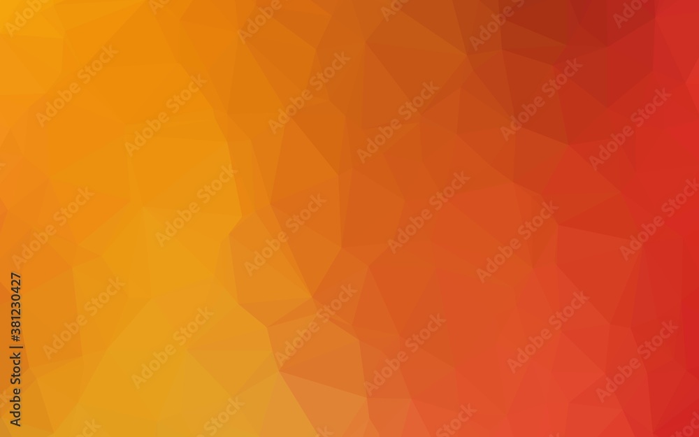 Light Red, Yellow vector abstract mosaic pattern. Modern geometrical abstract illustration with gradient. Triangular pattern for your business design. Light Red, Yellow vector abstract mosaic pattern. Modern geometrical abstract illustration with gradient. Triangular pattern for your business design.