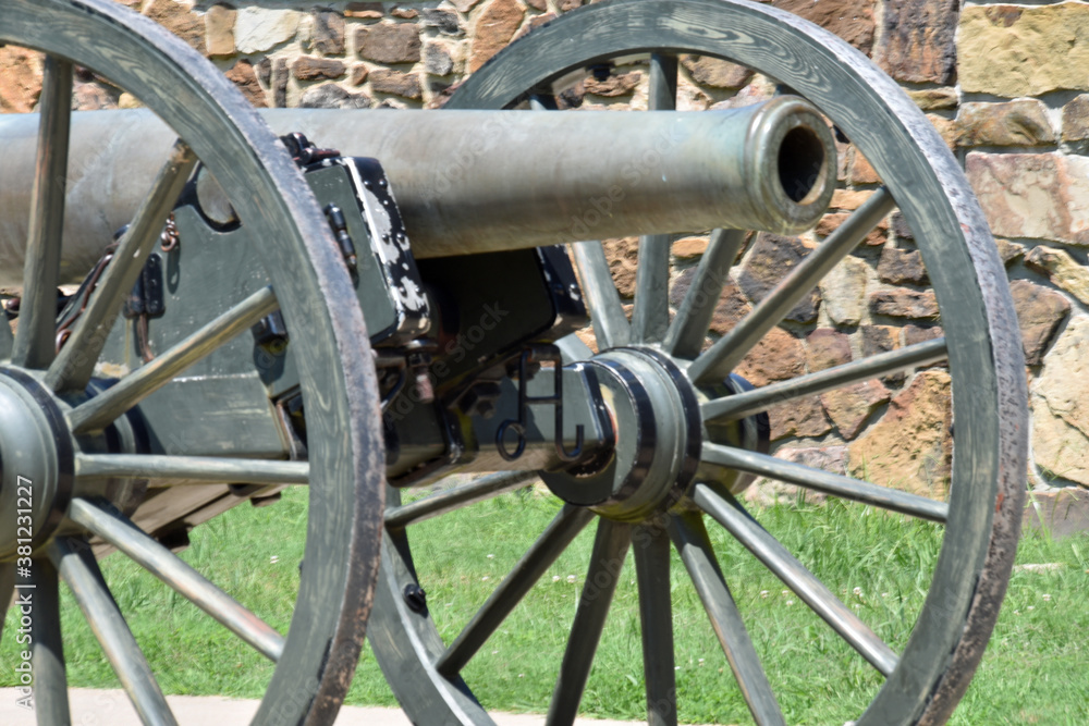 Pea Ridge Battlefield Civil War Canon