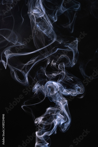 Smoke on the black background © Teodor Lazarev