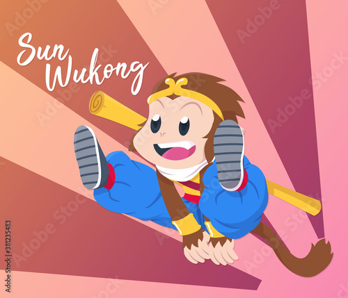 The monkey king, Sun Wu-Kong