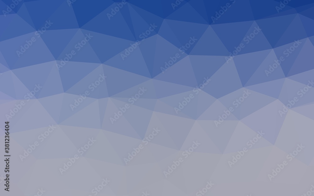 Obraz premium Light BLUE vector low poly cover. Colorful abstract illustration with gradient. New texture for your design.