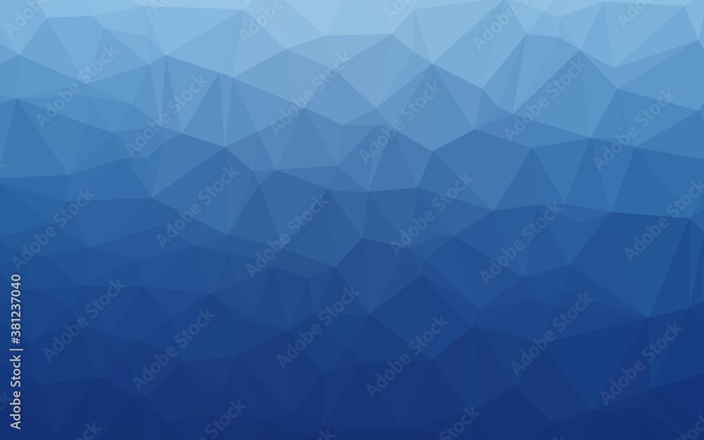 Light BLUE vector low poly layout. Shining colored illustration in a Brand new style. Elegant pattern for a brand book.