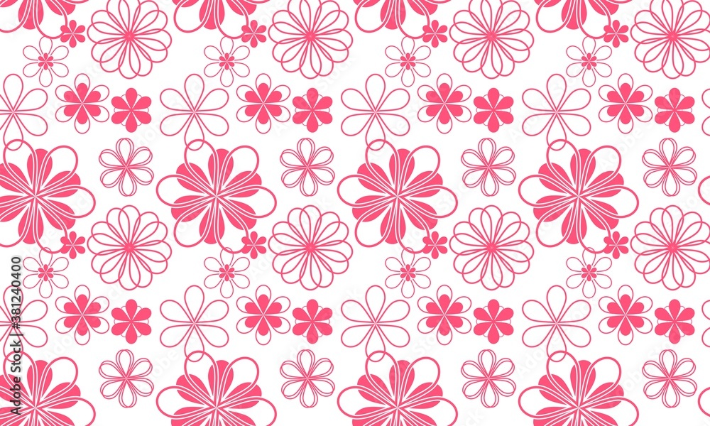 Plakat Flower for background illustration vector design