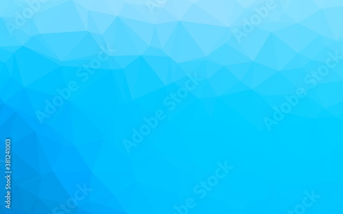 Light BLUE vector polygon abstract backdrop. Shining colored illustration in a Brand new style. Polygonal design for your web site.