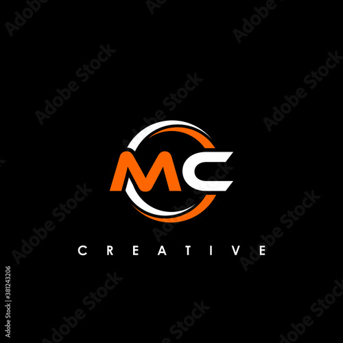 MC Letter Logo Design Template Vector
