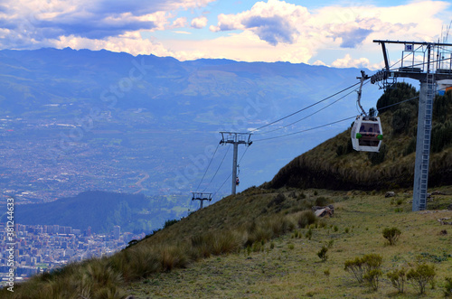 Quito, Ecuador - View from Atop TelefériQo