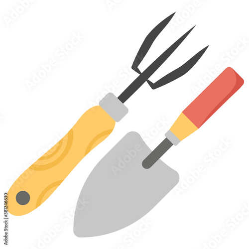 Rake and Trowel