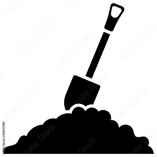Shovel and Mud