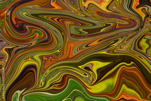 Abstract liquid colorful texture for background, patterns