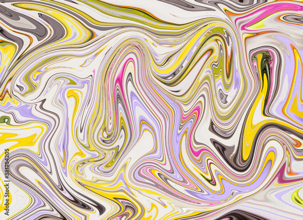 Abstract liquid colorful texture for background, patterns