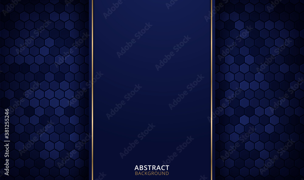Abstract hexagonal background. Futuristic technology concept