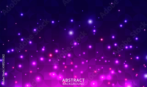 Abstract design with Rays of light dust particles