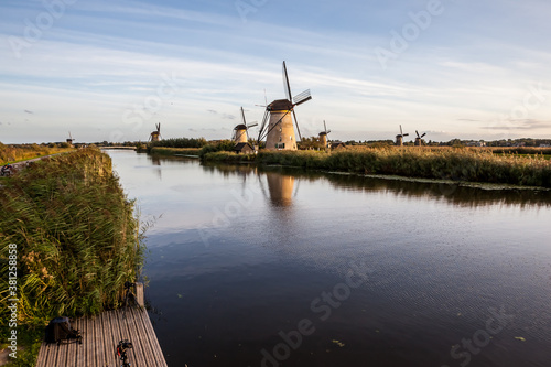 Kinderdijk in holland