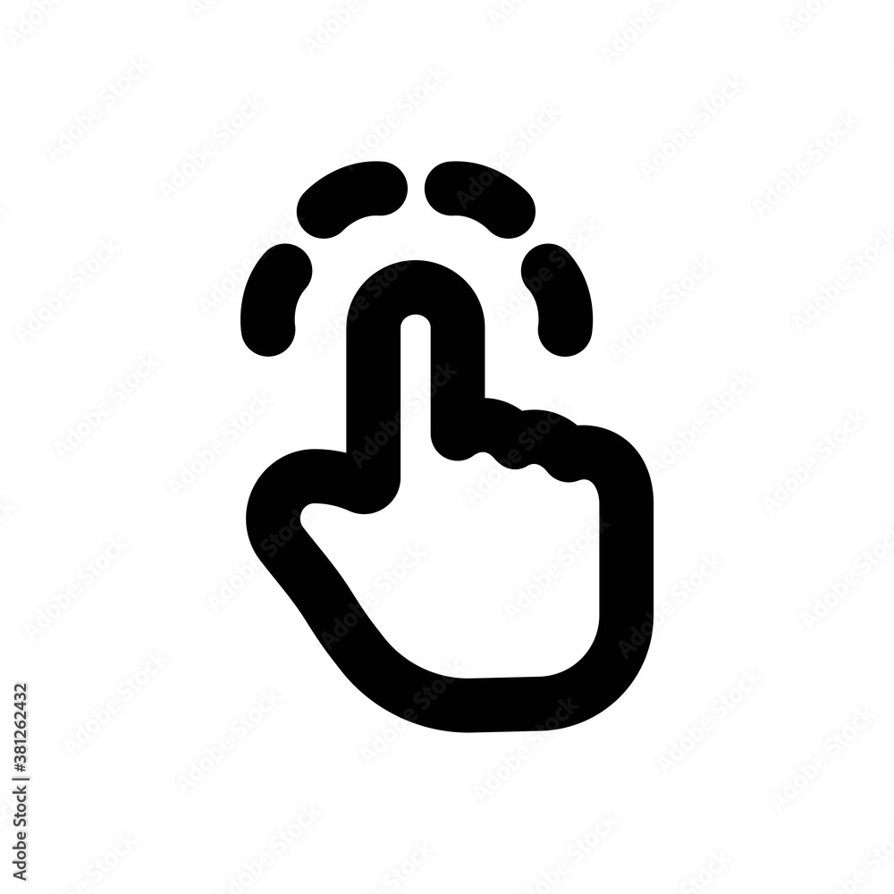 Click Line Icon - Vector Illustration Click Line Icon - Vector Illustration