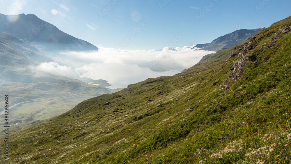 Fototapeta premium Fort de la Turra - Mont-Cenis - Savoie.