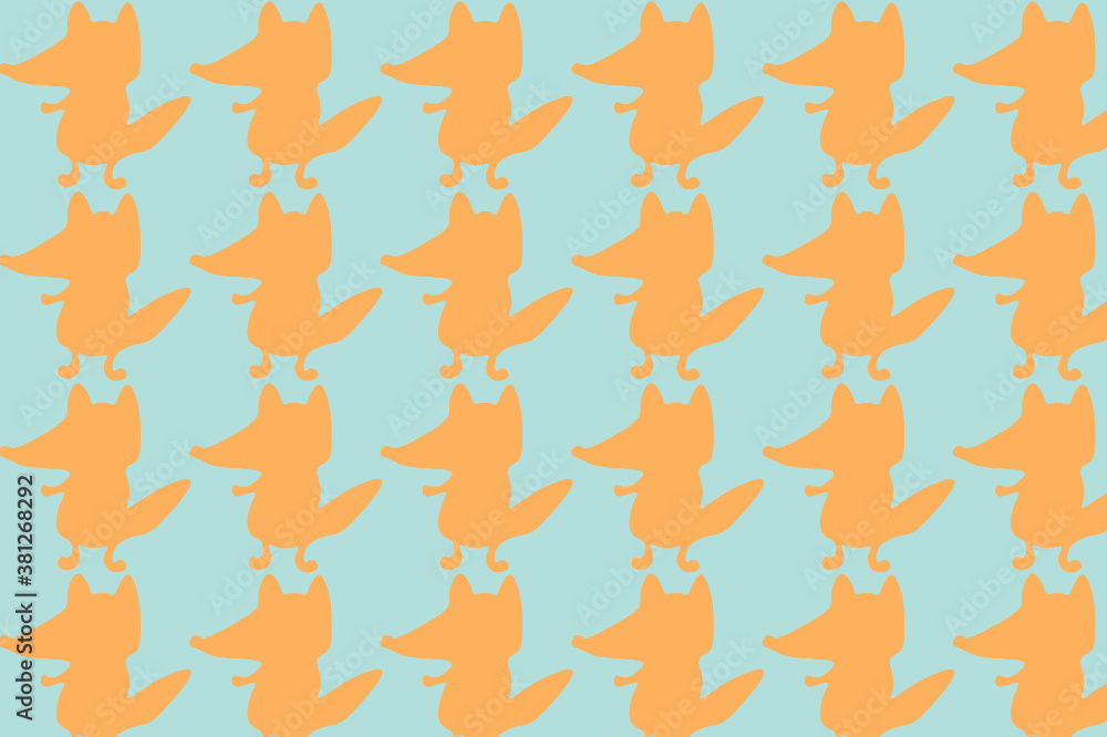 Unique cute animal pattern design. Suitable for backgrounds and wallpapers. Unique cute animal pattern design. Suitable for backgrounds and wallpapers.