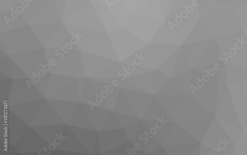 Light Silver, Gray vector abstract mosaic backdrop. A completely new color illustration in a vague style. Template for your brand book.