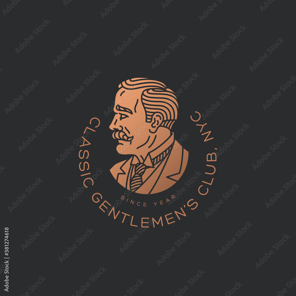 Old gentleman logo Old gentleman logo